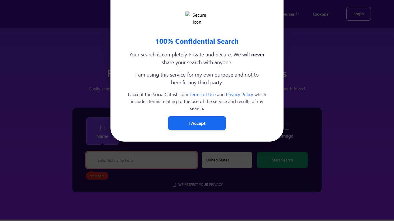 Reverse Lookup to Search and Verify Identities - Social Catfish