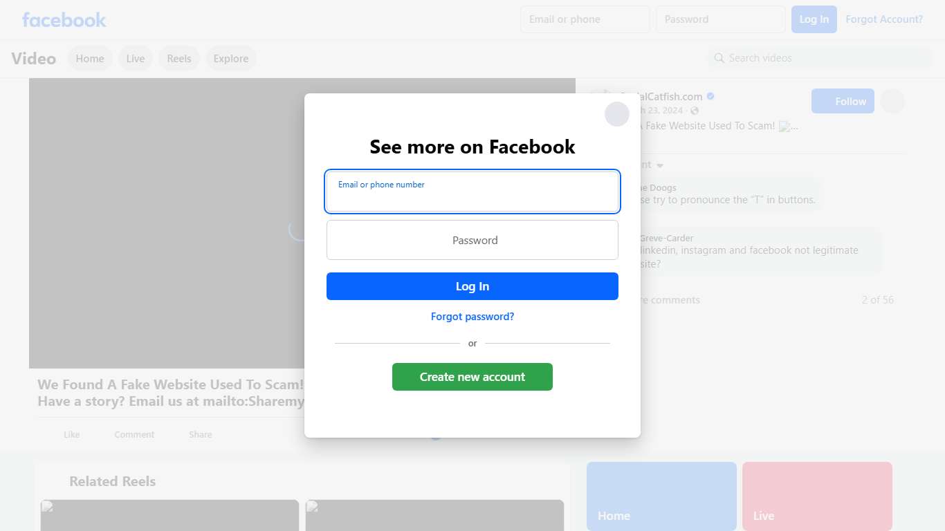We Found A Fake Website Used To Scam! 🚩 • • ⁠ ⁠Save for later! 📌 👉 Have a story? Email us at mailto:Sharemystory@socialcatfish.com 👉 Want to know if you’re talking to the REAL person? Get help from our Search Specialists: http://socialcatfish.com/hire-us⁠ 👉 Use our Reverse Search Tools & more: http://SocialCatfish.com ========================= #fake #website #redflags #victim #onlinedating #relationship #reveal #socialcatfish SocialCatfish.com Facebook